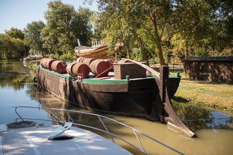 Barge op het Canal du Midi